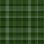 A close-up of a green plaid fabric pattern with intersecting light and dark green stripes in a woven houndstooth-like texture.