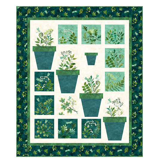 Luscious - Patio Garden - Quilt Kit