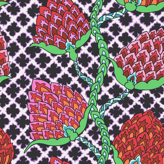 Paisley Flower - Contrast