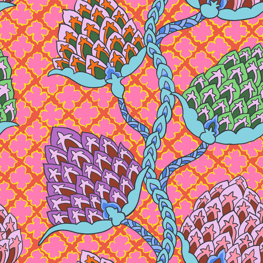 Paisley Flower - Fuchsia