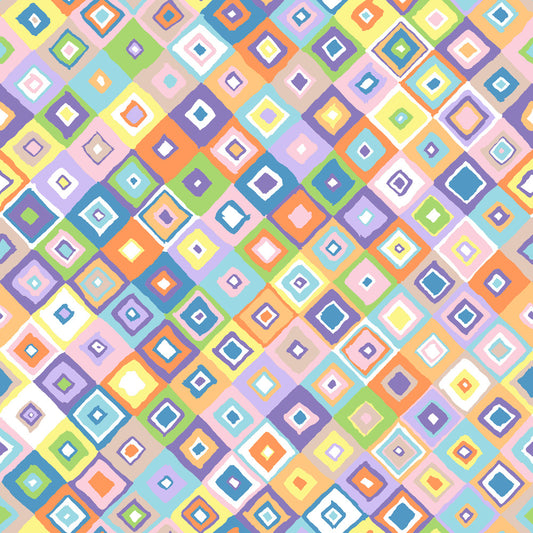 Square Dance - Pastel