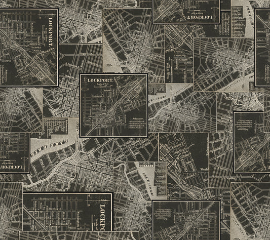 Eclectic Elements - Charcoal - Map