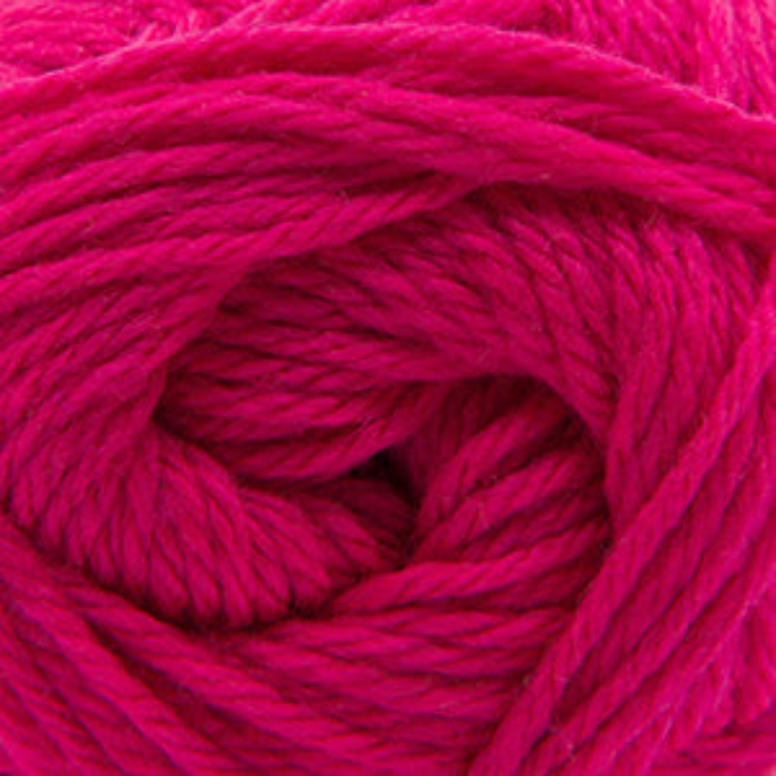 Close-up of bright pink yarn