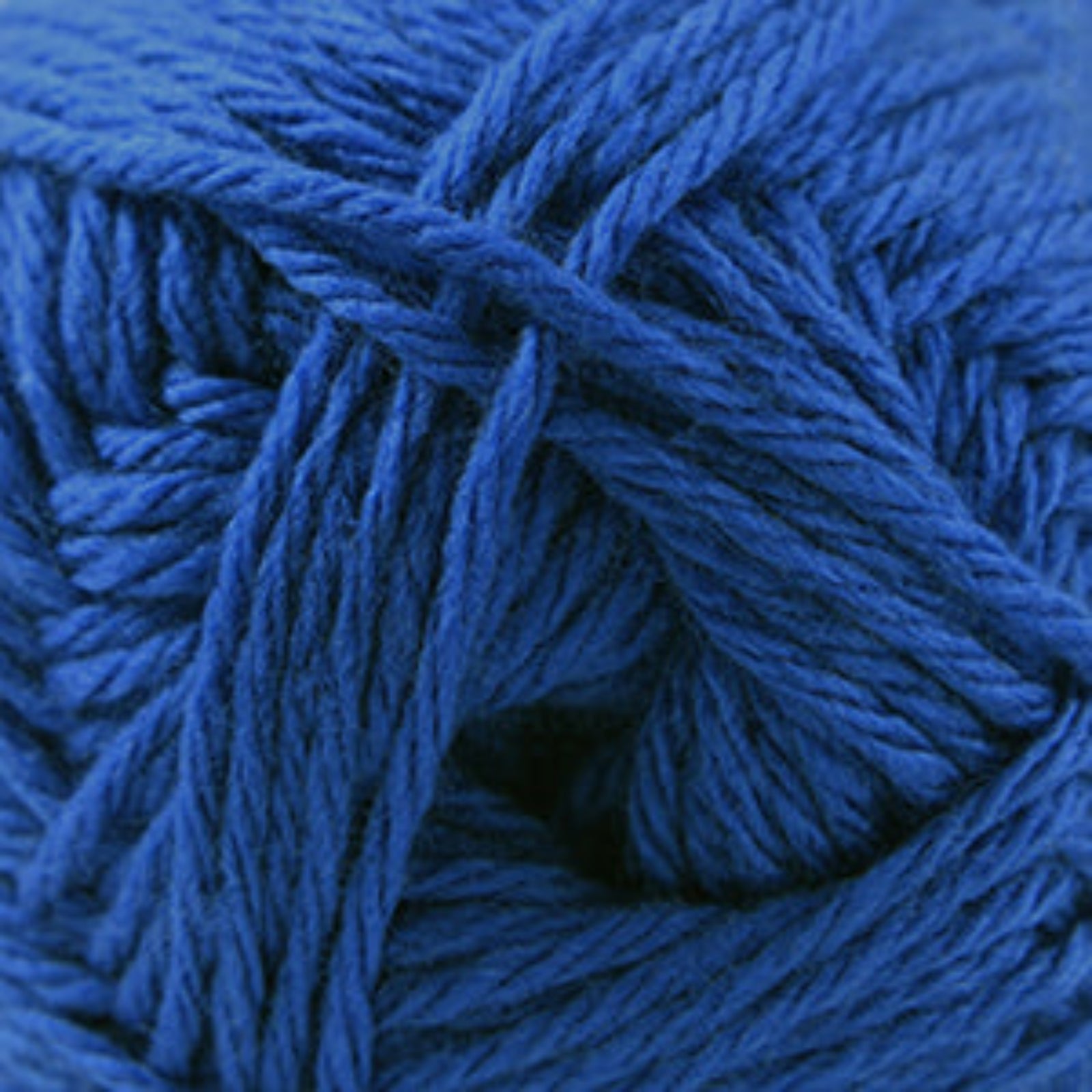 Close-up of blue yarn ball