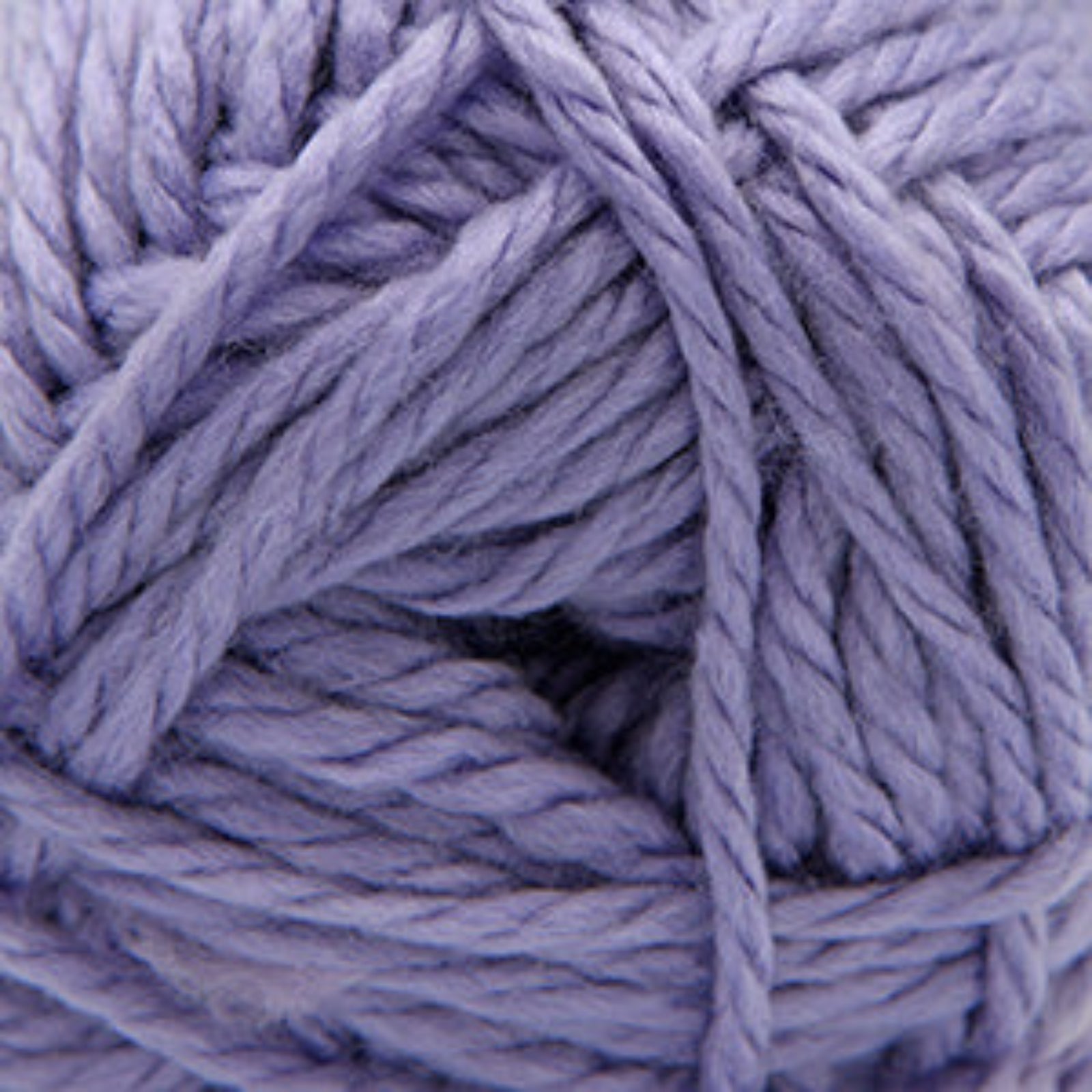 Close-up of a ball of purple yarn