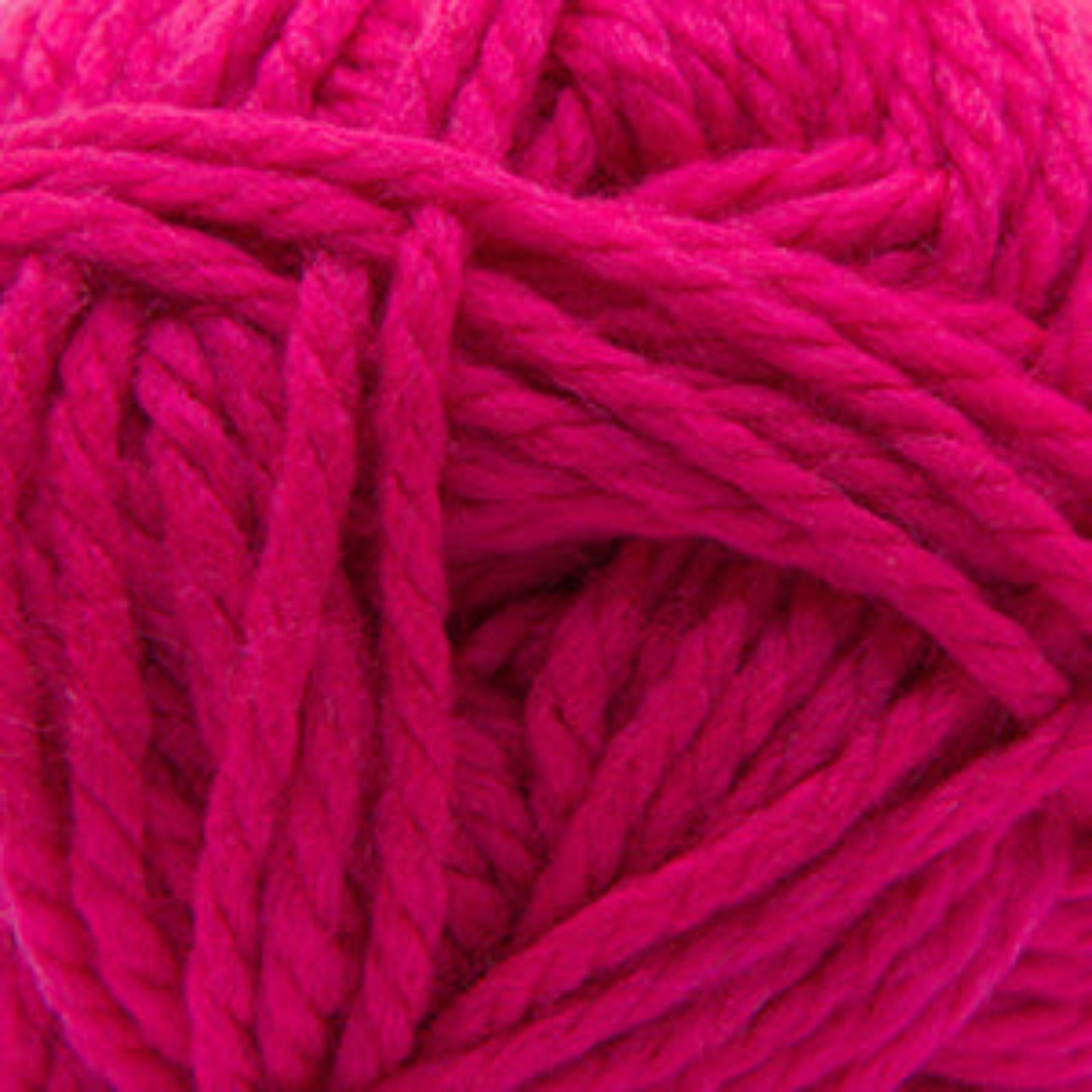 Close-up of bright pink yarn ball