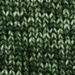 Close-up of a dark green and black textured knit fabric swatch showing a detailed ribbed pattern.