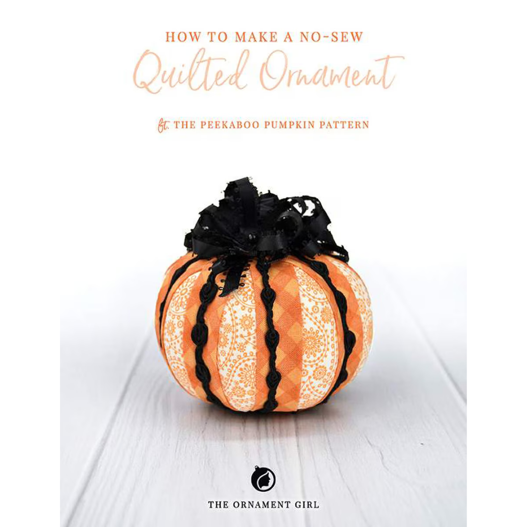 Peekaboo Pumpkin - No Sew Ornament