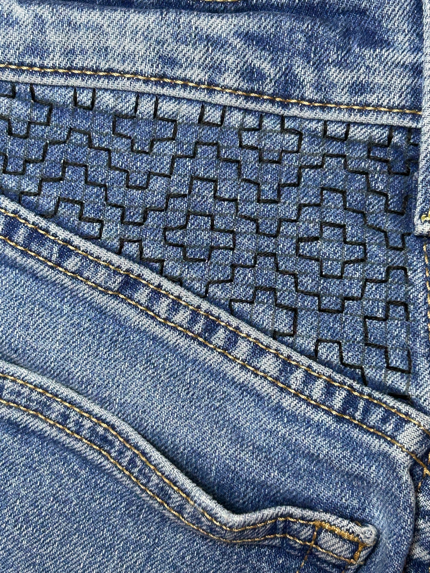Sashiko Style Visible Mending—Hand Embroidery