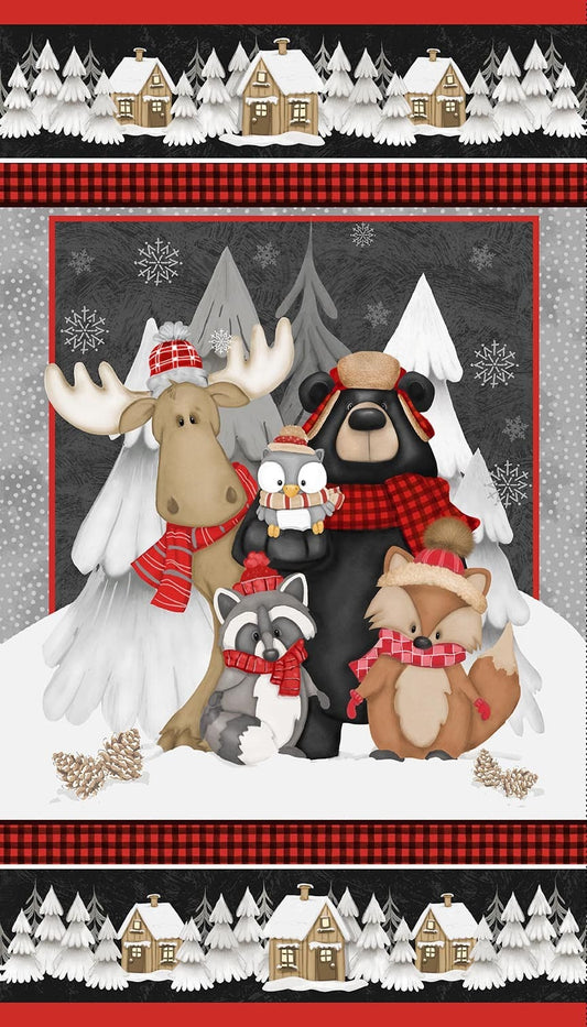 Pinecone - Winter Animal - Panel