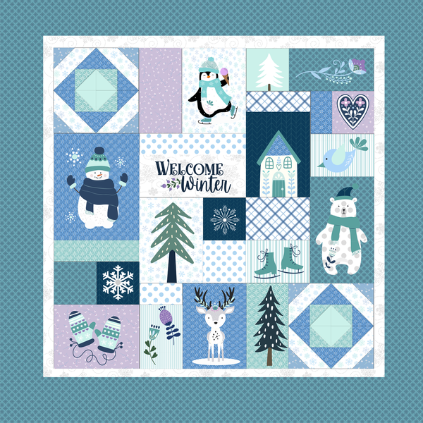 Pre-Order - Enchanted Winter Quilt - Machine Embroidery 