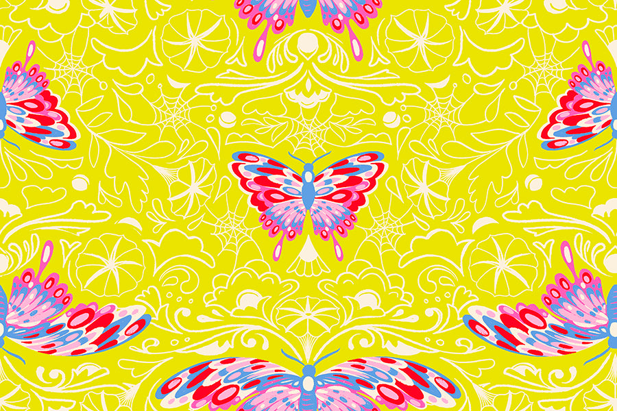 Glow Garden - Morning Moth - Citron