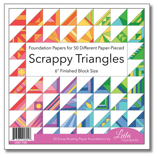 Scrappy Triangles 6" Finshed Blocks
