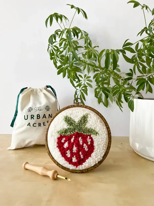 Punch Needle - Strawberry Kit