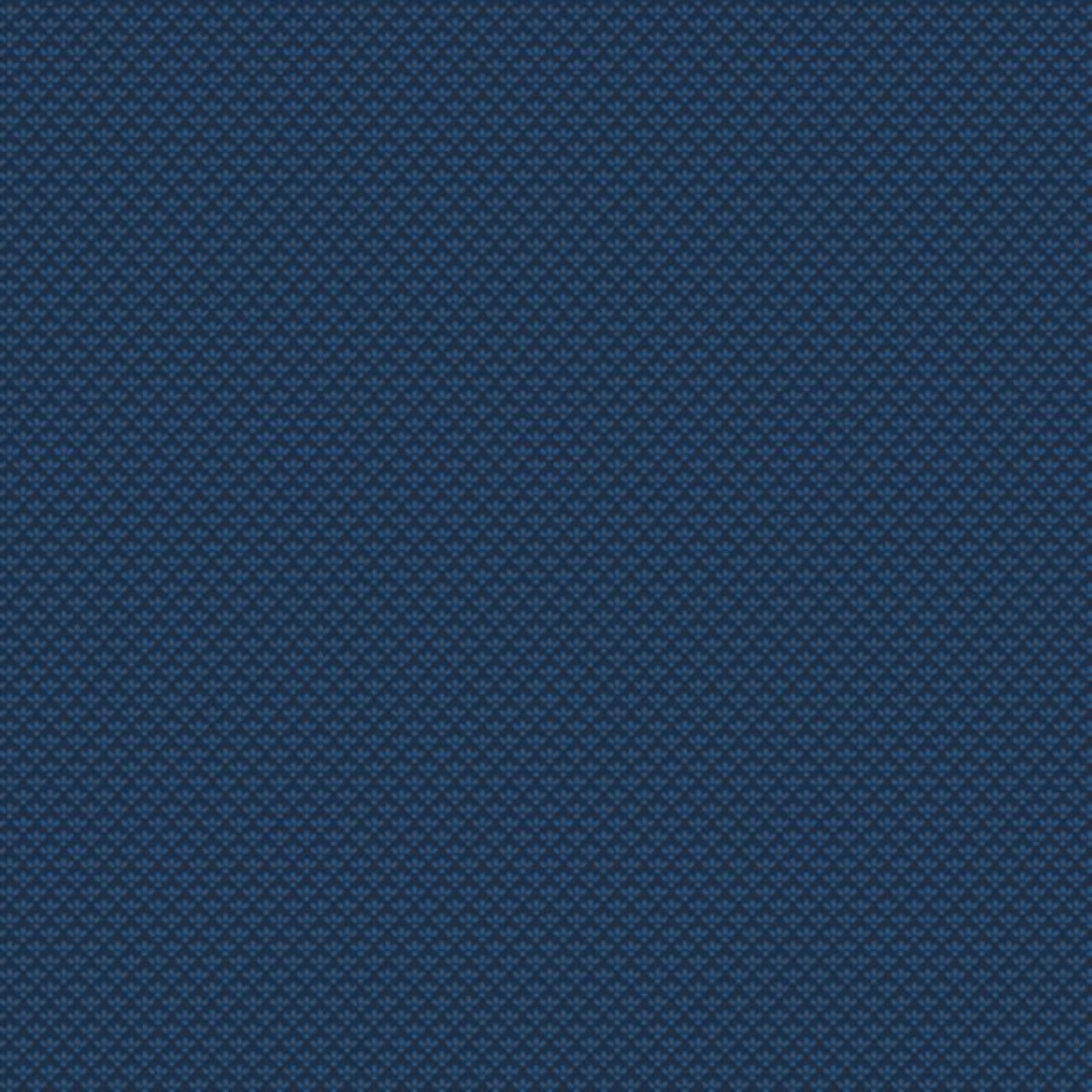 A close-up of a dark navy blue textured fabric with a repeating geometric diamond pattern.