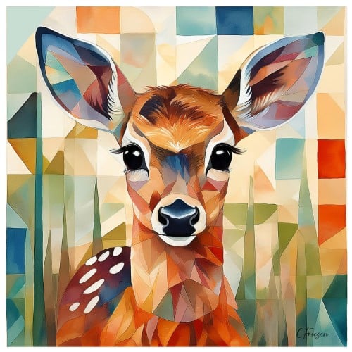 Note Card - Baby Deer