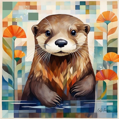 Note Card - Baby Otter