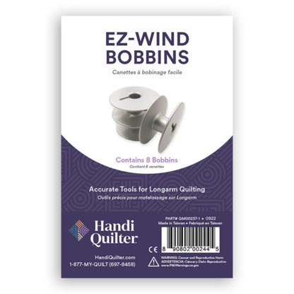 Handi Quilter EZ-Wind Bobbins packaging on a white background