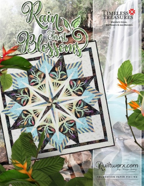 Quiltworx Rainforest Blossoms Quilt - 4-day Workshop