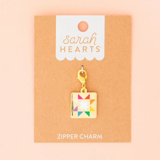 Quilt Star - Zipper Charm