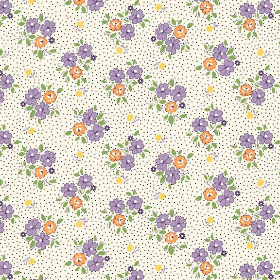 Aunt Grace - Floral - Lilac