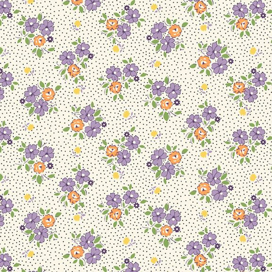 Aunt Grace - Floral - Lilac