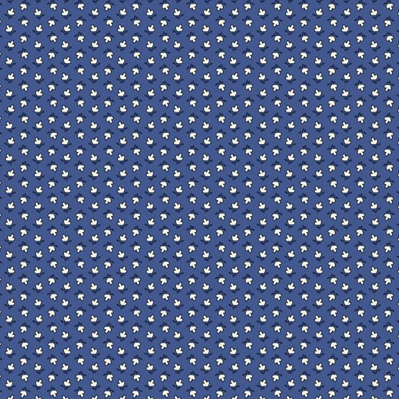 Aunt Grace - Triple Petal - Navy
