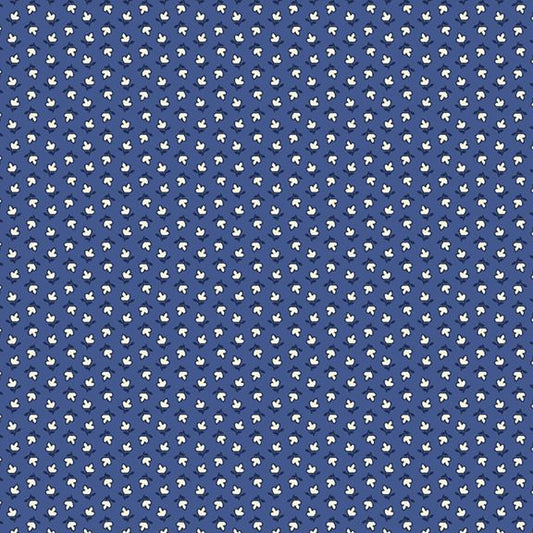 Aunt Grace - Triple Petal - Navy