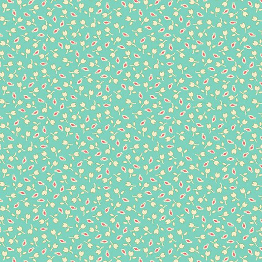 Aunt Grace - Tulips - Aqua