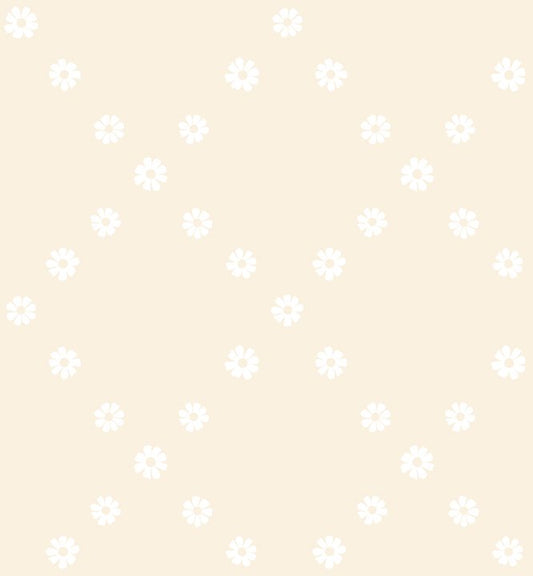 Best Day Ever - Diamond Flowers - White on Natural