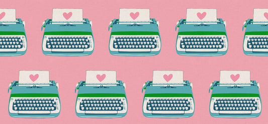Best Day Ever - Canvas - Typewriters - Posy