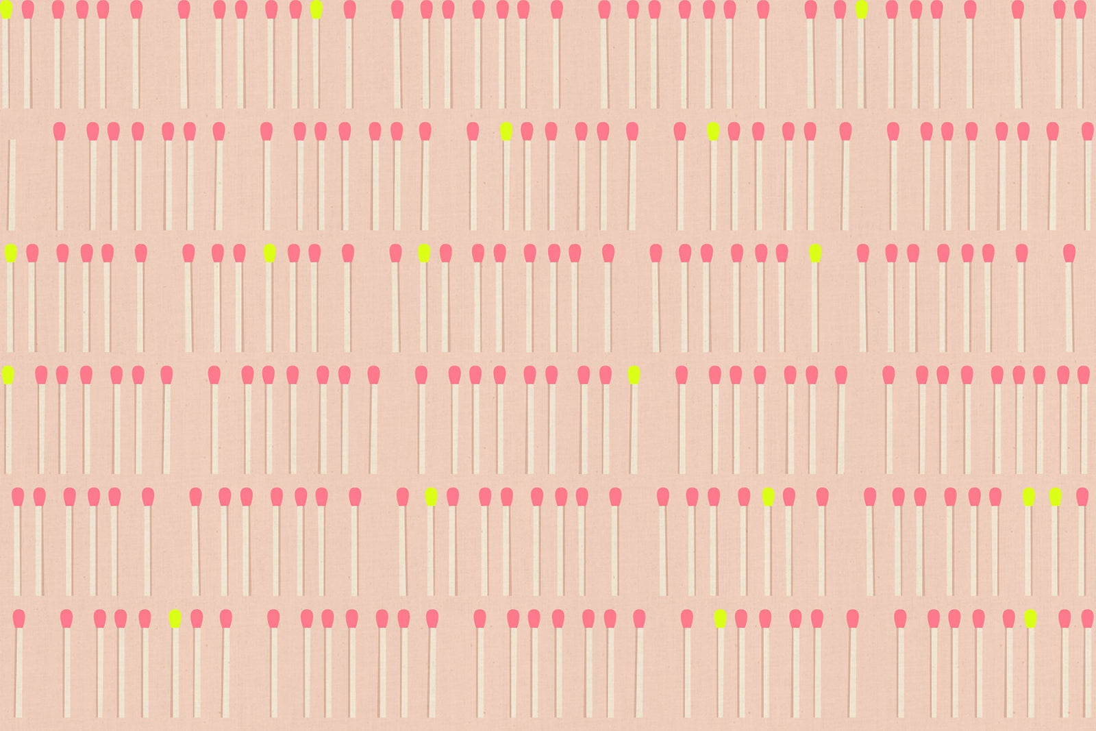 Pattern of pink and yellow vertical bars on a light pink background