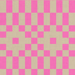 Checkered pattern with pink and beige squares