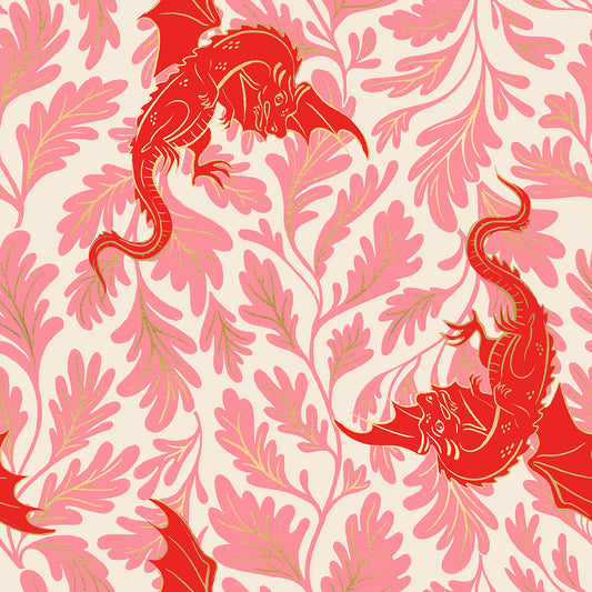 Fire Glow - Dragon Lair - Metallic Dark Ruby