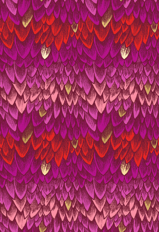Fire Glow - Scales - Metallic Rose