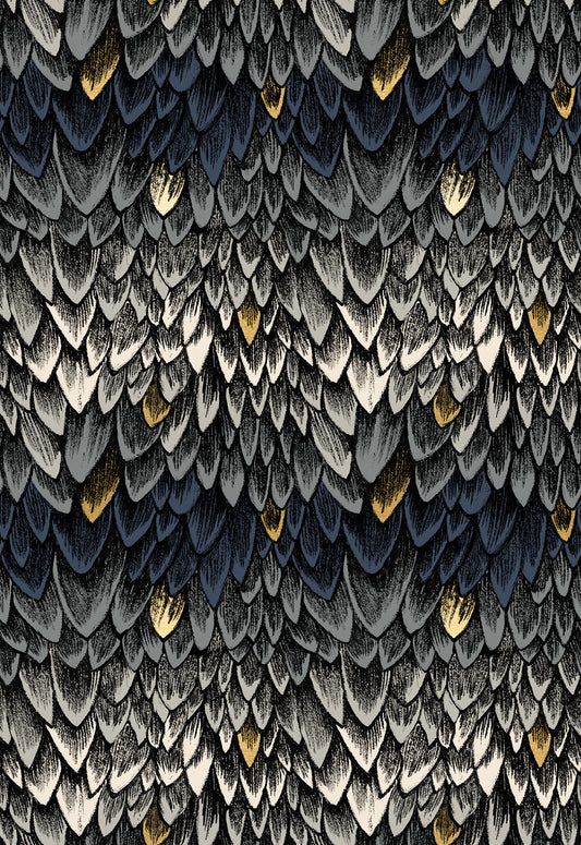 Fire Glow - Scales - Metallic Smoke