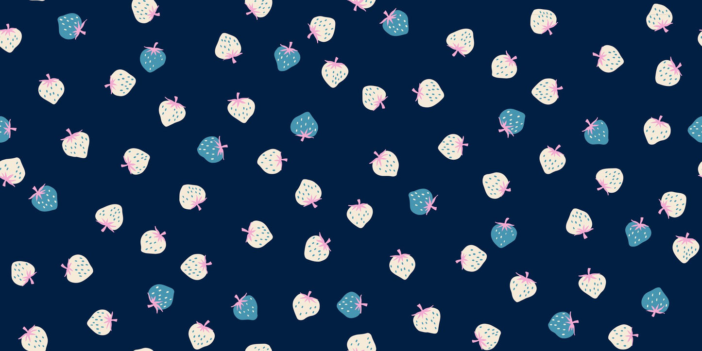 Strawberry Toss - Navy