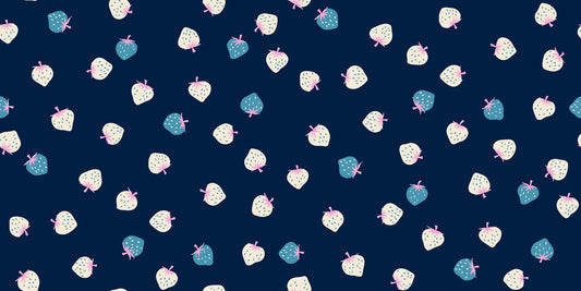 Strawberry Toss - Navy