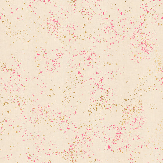Speckled Metallic - Neon Pink