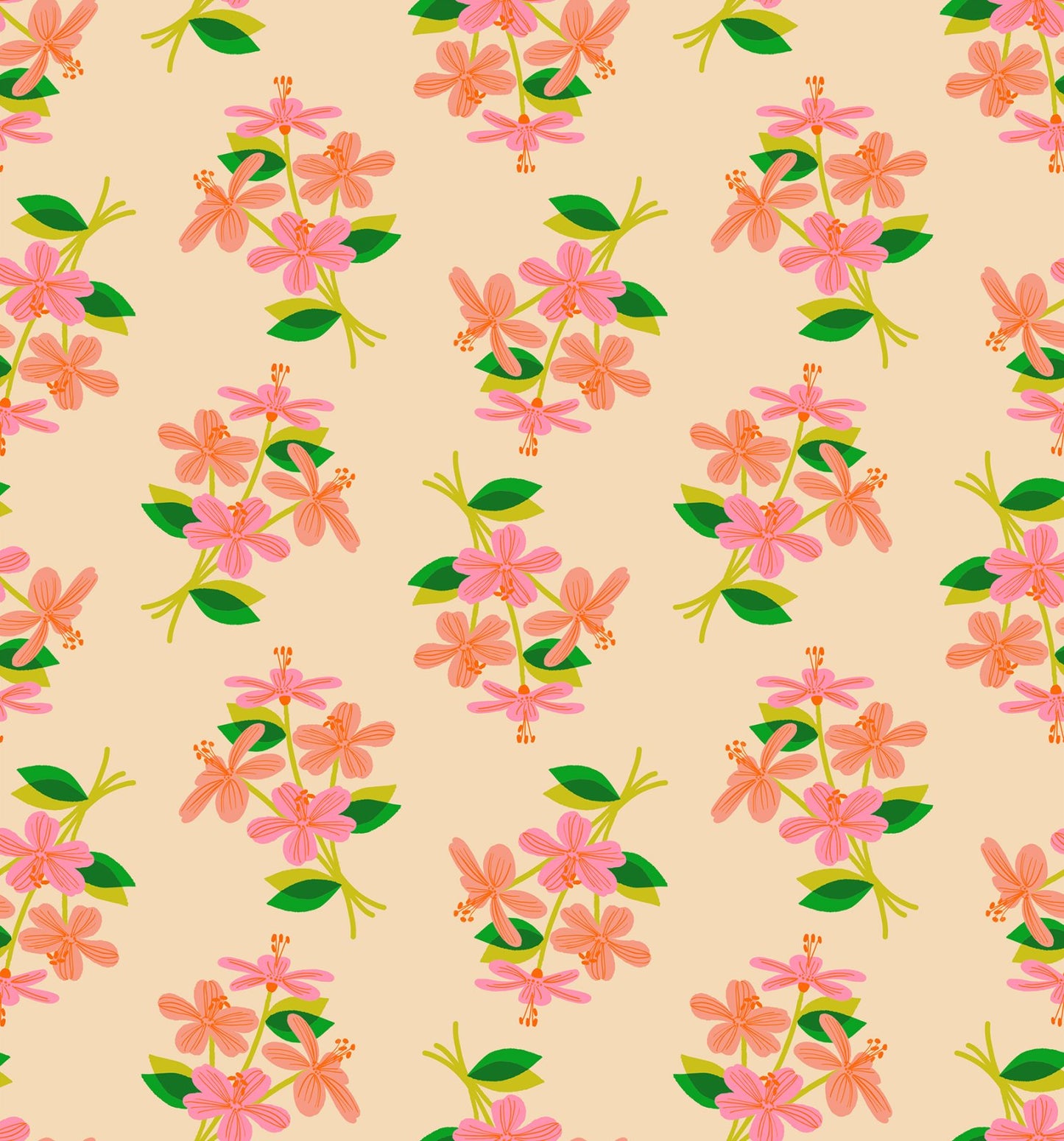 Favorite Flowers - Nosegay - Vintage Paper