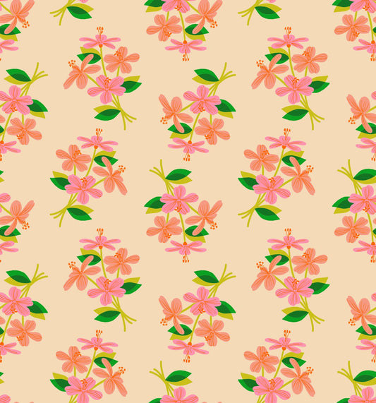 Favorite Flowers - Nosegay - Vintage Paper