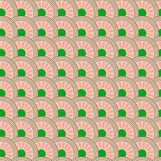 Favorite Flowers - Daisy Wheel - Verdant