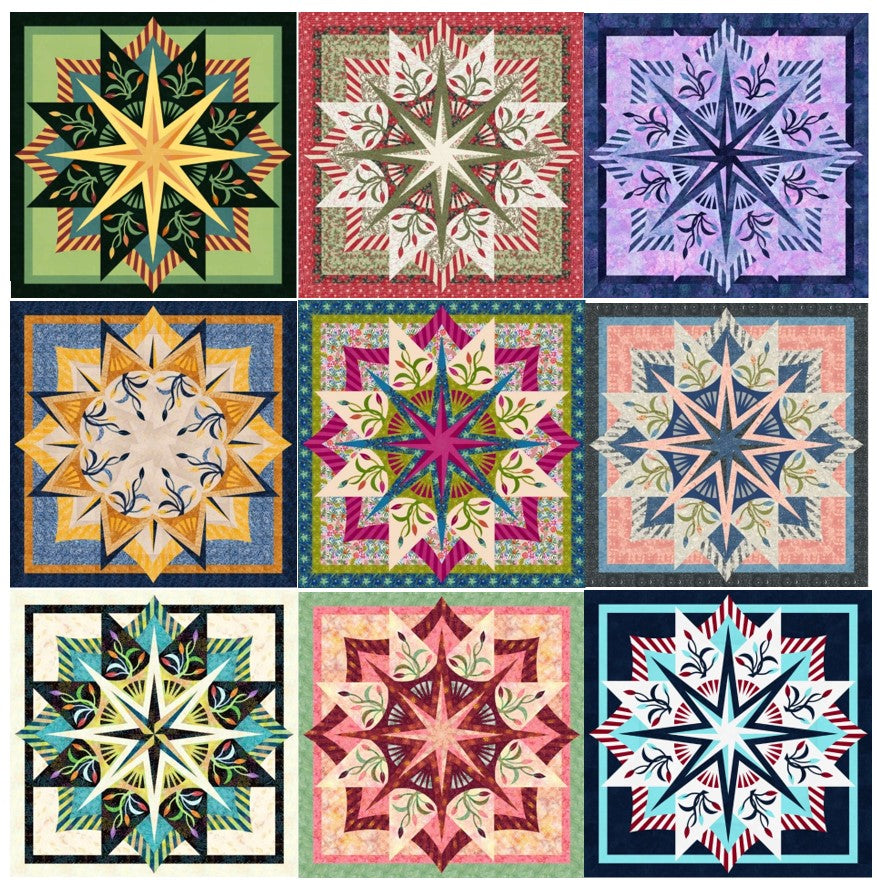 Quiltworx Rainforest Blossoms Quilt - 4-day Workshop