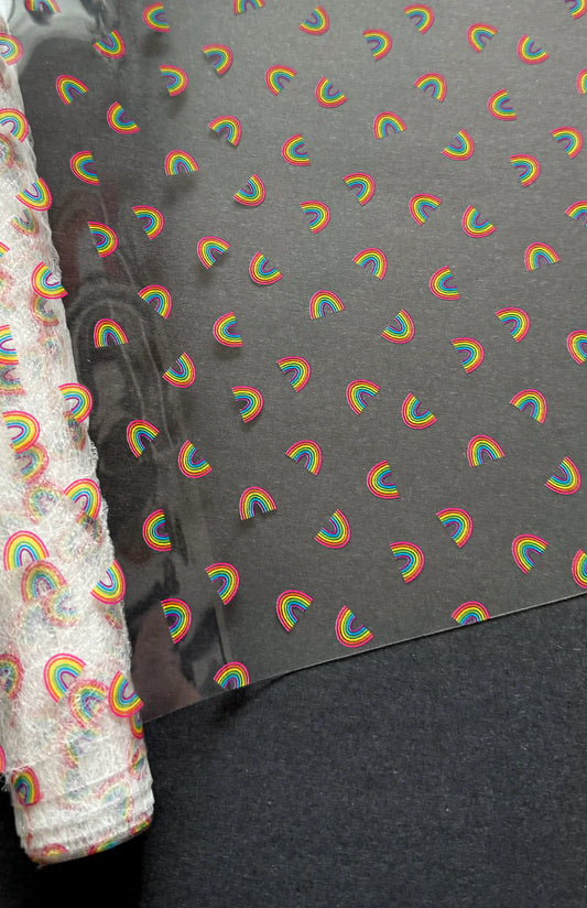 Rainbow Toss - Clear TPU Vinyl