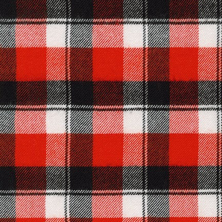 Seawool Heavy Flannel Plaid - Red Remnant
