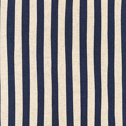 Canvas Stripe - Natural/Navy