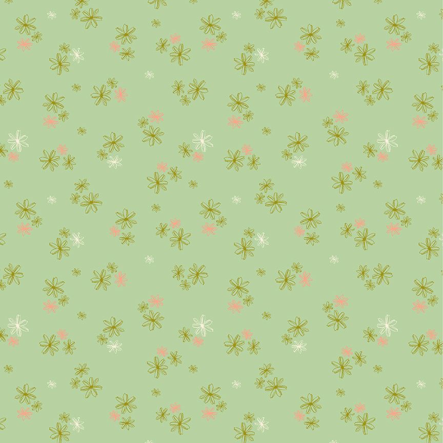 Lush Life - Dappled Daisies - Mint