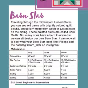Barn Star Quilt Pattern