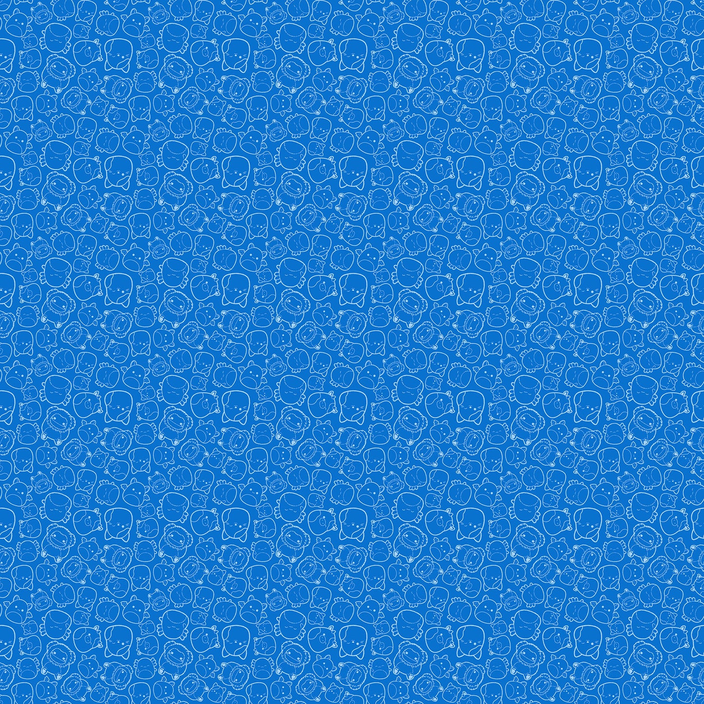 Squishmallows - Outlines - Blue