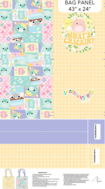 Squishmallows - Springtime Bag Panel